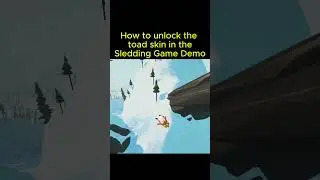 How to unlock the toad skin in Sledding Game Demo #gaming #clips #edit