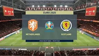 Netherlands v Scotland | Euro 2020 Group C Match Day 2 | FIFA 20
