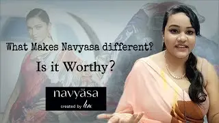 *Brutally Honest Review* NAVYASA Saree by Liva || Is it Worth the money? Deepika Padukone saree