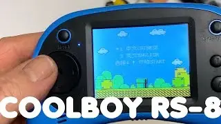 Обзор портативной игровой консоли-эмулятора Cool Boy RS-8 с 8-битным экраном 2,5 дюйма и 260 классическими играми