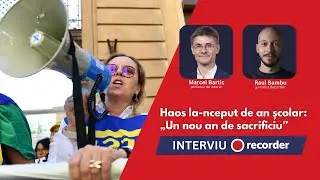 INTERVIU: Haos la-nceput de an școlar: „Un nou an de sacrificiu”