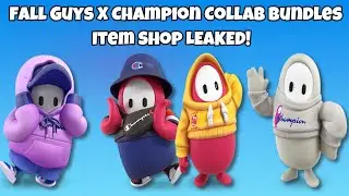 *NEW* Fall Guys X Champion Collab Bundles Item Shop LEAKED!