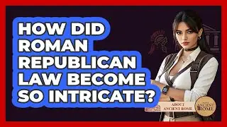 How Did Roman Republican Law Become So Intricate? - All About Rome