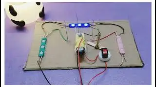 Diy led light setup using card board 🤯💥🚥🚦