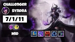 Syndra KOREAN Challenger MID (7/1/11) - v11.16