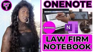 How to Make a OneNote (CRIMINAL) Law Firm Notebook (Part 1)