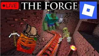THE FORGE (Roblox) - MINERANDO MIN&Eacute;RIOS e ATACANDO OS BIXOS RUINS!