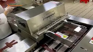Dried meat slice cutting and packaging line with flow packing machine - Soontrue Packaging Solutions