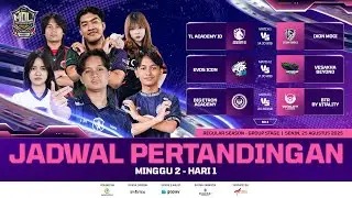 🔴LIVE | MDL ID S12 | Regular Season | Minggu 2 Hari 1