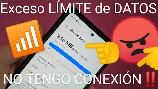 📶❌ Como QUITAR el LÍMITE de USO de DATOS MÓVILES si MI TELÉFONO NO agarra INTERNET
