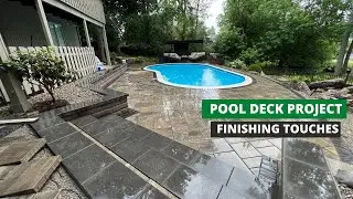 Brick Paver Pool Deck in West Bloomfield Michigan| Project Update | Hardscape in Michigan