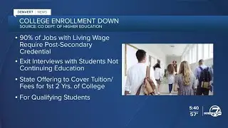 Colorado lags behind nation when it comes to post secondary education