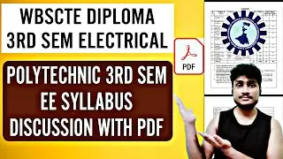 #wbscte 3rd sem electrical engineering syllabus| polytechnic 3rd sem electrical syllabus| 2025