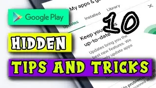 10 Google Play Store  Hidden Tips & Tricks : Nobody Will Tell You |2021 hidden settings | DTECBROZ