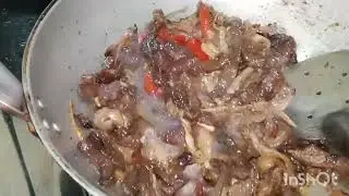 NIREHEAT KO ANG PORK PAKLAY KASING TIGAS NG BATO SUPER SARAP NITO SHOUTOUT IN D MIDDLE OF THE VIDEO 