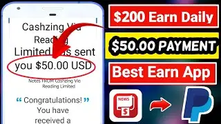 Cashzing $50 Payment proof||Cashzing Paypal Earn||How to earn money