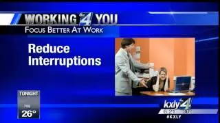 Working 4 you: Reducing work distractions