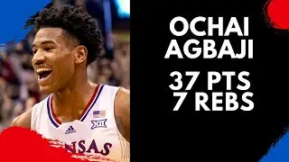 Ochai Agbaji Highlights vs. Texas Tech | 1/24/22 | 37 Pts, 7 Rebs