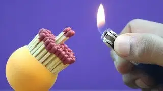 EXPERIMENTS WITH MATCHES STICKS | FUN EXPERIMENTS | 5 MINUTE CRAFTS VIDEOS