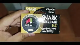 Unboxing Afinador Snark Modelo ST-8HZ para cualquier instrumento de cuerda.