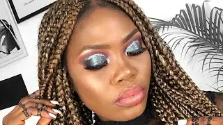 Cut crease glam using  focallure endless possibilities palette