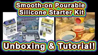 Mold Making for Beginners: Smooth-on Pourable Starter Kit Unboxing &Tutorial - How to use OOMOO 30