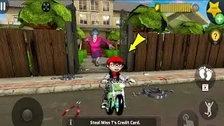 Scary Teacher 3D - with nick and tani troll Miss T fell face down  part 5214#scaryteacher3d