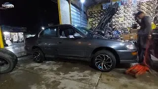 Rims Installation Vlog, Project Indus Corolla