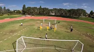 CSUN GK Training | short range passing | angle shot stopping | movements across the goal |