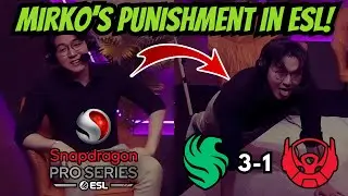 Mirko Did His Punishment After Bigetron Alpha's Defeat VS Team Falcons PH In ESL!