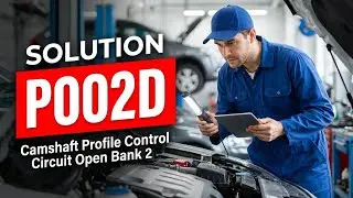 Как исправить ошибку OBD II P002D &mdash; обрыв цепи управления профилем распредвала, блок 2