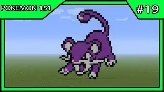 Minecraft Tutorial: Pokemon Pixel Art Rattata
