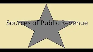 Sources of Public Revenue | BA I - Year | Dr. Afsari Osmani