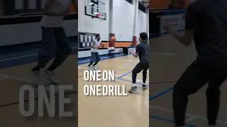 One on one drill #basketball #hoops #hoopstudy