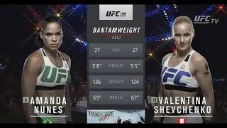 Amanda Nunes vs Valentina Shevchenko UFC 196  FULL FIGHT- UFC Women's Bantamweight Championship
