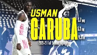 Usman Garuba Real Madrid 2020-21 | 5.7 PPG 5.2 RPG 9.3 EFF, Defensive Monster! #Rockets