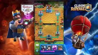 Clash Royale Gameplay Walkthrough Part 1 | Wizard | Giant Skeleton | Minion Horde | TEAM x REDHACK