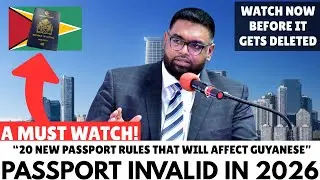 20 New Passport Rules For Guyanese Starting Jan 2026 (Don&rsquo;t Get DENIED)