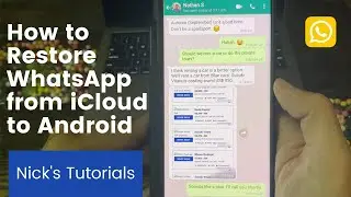 Как восстановить сообщения WhatsApp из iCloud на Android