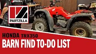 Реставрация Honda TRX350 Rancher | Найти амбар 350 Rancher | Контрольный список для реставрации к...