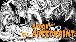 [SPEEDPAINT] 🎃 spooky philippine aswangs 🎃 || halloween speedpaint using clip studio paint