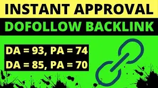 How to Create High Quality Instant Approval Dofollow Backlinks 2020 | Dofollow Backlinks |Backlinks