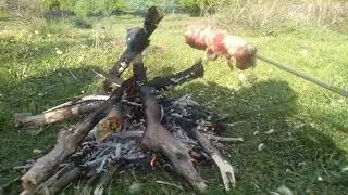 Bushcraft si carne la tigla haiduceasca  , relaxare in natura