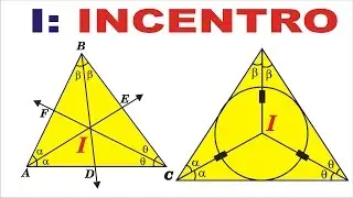 Incentro en un triángulo - Puntos Notables Ejercicios y Problemas Resueltos-Geometría Rubiños