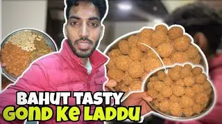 Ghar Par Banaye Gond Wale Laddu 😍 | Desi Energy Food