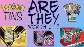 WE REVIEW 3 DIFFERENT POKEMON TIN BINS and ARE THEY WORTH IT?