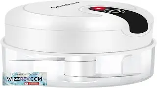 Электрический измельчитель чеснока EASYSPEED объемом 1 чашка, мини-кухонный комбайн с USB-зарядко...