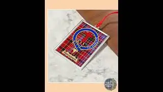 Donaldson Clan Scottish Tartan Background Ornament