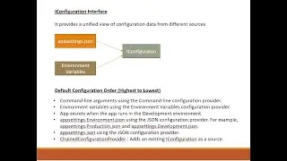 Configuration in .Net | .Net Configuration | Configuration builder | Hosting Extension
