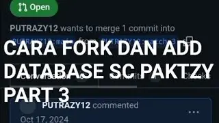 TUTORIAL ADD DATABASE SC PAKTZY DAN FORK PART #3